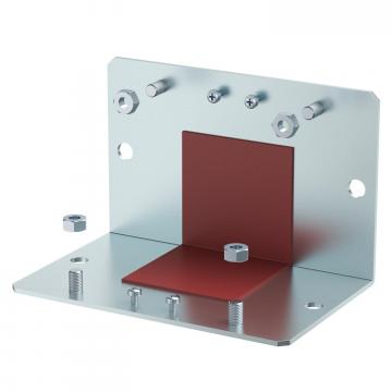 Lock plate for internal corner