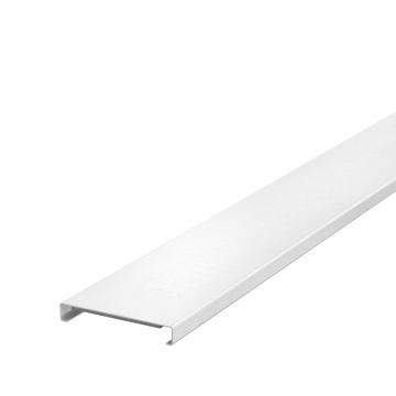 Installation duct cover, duct width 100 mm, pure white