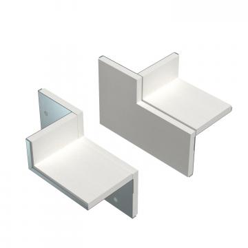 Wall connection set, 2-sided, for corner mounting, duct height 40 mm, FS