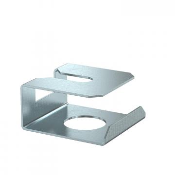 Pressure clip for ceiling mounting, duct height 40 mm