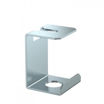 Pressure clip for ceiling mounting, duct height 80 mm