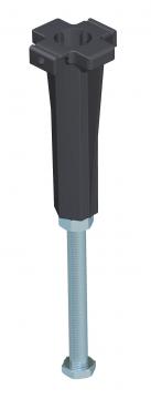 Unidad de nivelación para junta soporte de tapa, altura de canal 100-175 mm