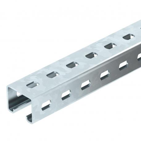MS5040P mounting rail, slot 22 mm, perforated, FT 