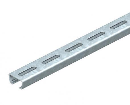 Anchor rail AMS3518, slot 16.5 mm, FS, perforated 2000 | 35 | 18 | 2 | Steel | Strip galvanized