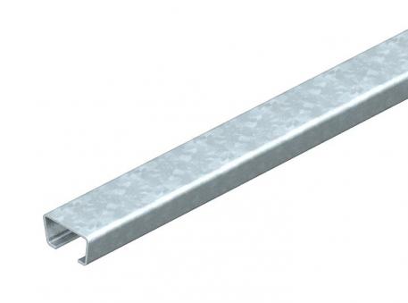 AML3518 anchor rail, slot 16.5 mm, unperforated 2000 | 35 | 18 | 1.5 | Steel | Bright