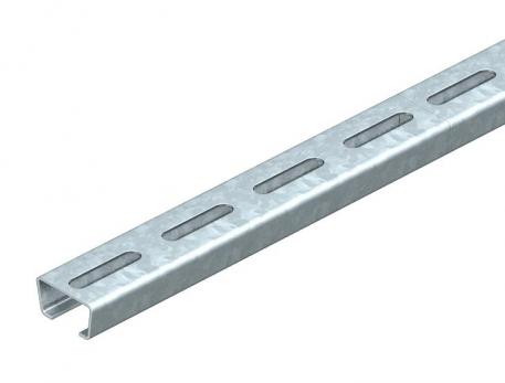Barra de anclaje AML3518, ranura de 16,5 mm, FS, perforado 1000 | 35 | 18 | 1,5 | Acero | Galvanizado en banda
