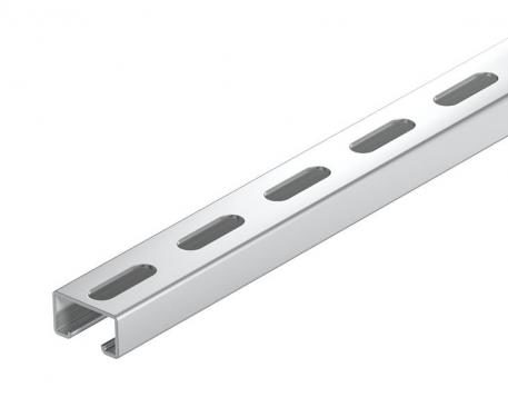 MS4022 mounting rail, heavy duty, slot 18 mm, A2, perforated