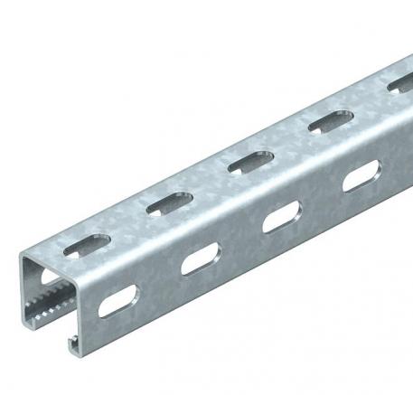 MS4141 mounting rail, slot width 22 mm, FT, side perforation