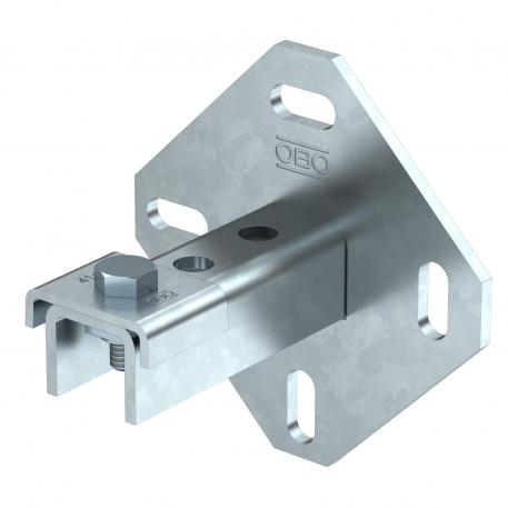 Wall, floor and ceiling bracket with 3 holes FT