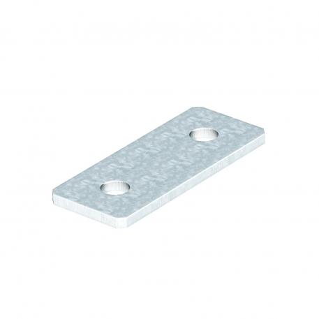 Connection plate with 2 holes FT