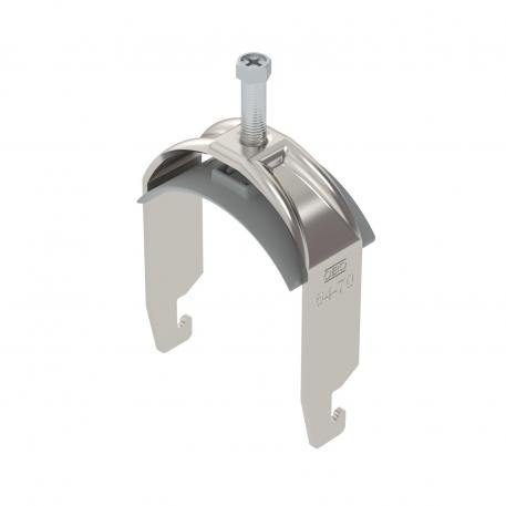 Clamp clip 2056 U-foot, 1-fold, plastic pressure sleeve, A2 64 | 70 | 5