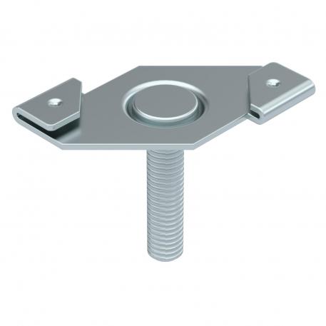 Ceiling profile clamp, with threaded bolt M6x25