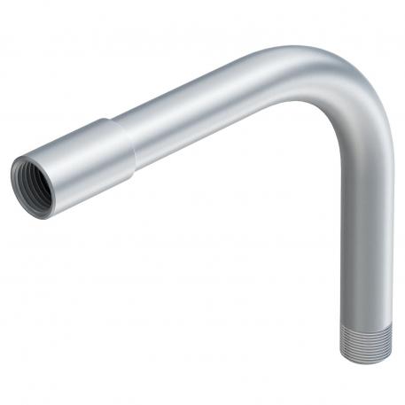 Aluminium pipe bend, with thread M50x1,5 | 