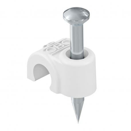 ISO nail clip 2004, white 18 | 4 | 2,0x18 | Pure white; RAL 9010