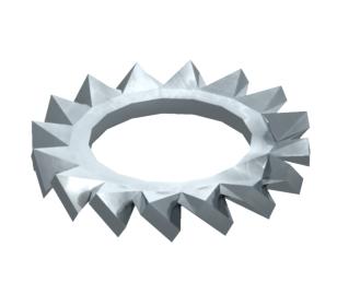 Serrated washer DIN 6798 G 10 | 5.3 | 1.8 | M5