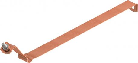 Abrazadera para canalones para el tendido eléctrico de Rd 8-10 mm detrás del canalón de cobre