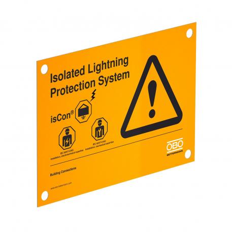 Placa de advertencia isCon® EN 150 | 100