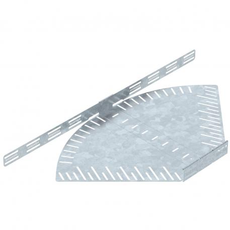 Bend, angle-adjustable, 60 FT 500 | Steel | Hot-dip galvanised