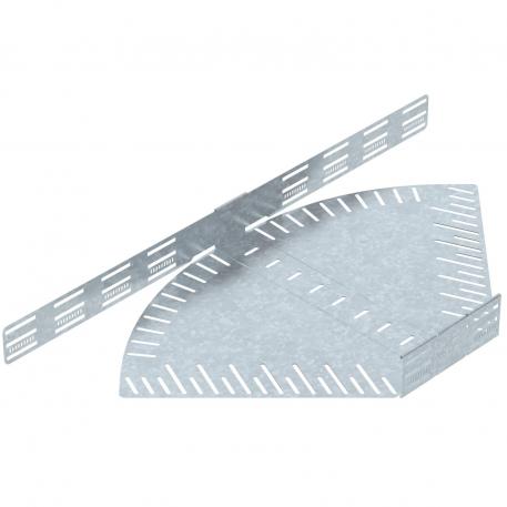 Bend, angle-adjustable, 85 FT 500 | Steel | Hot-dip galvanised