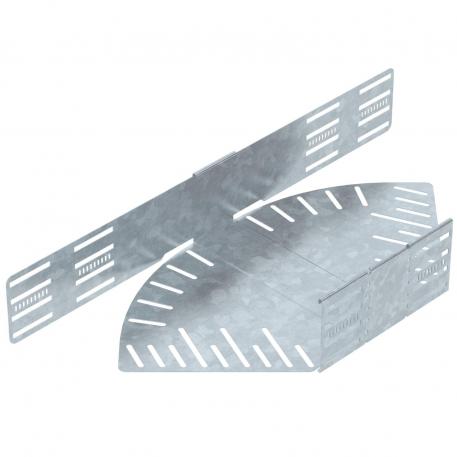 Bend, angle-adjustable, 110 FT 300 | Steel | Hot-dip galvanised
