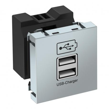 USB charging device Aluminium painted