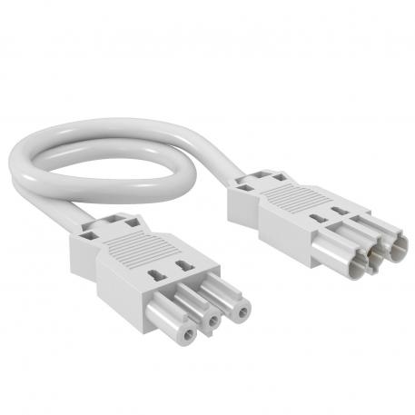 Cable de conexión de 3 hilos, PVC, sección transversal 2,5 mm², longitud de cable 1 m, blanco 1000 | 3 | 2,5 *