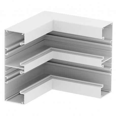 Internal corner, for device installation trunking Rapid 45-2 type GA-53165 Pure white; RAL 9010