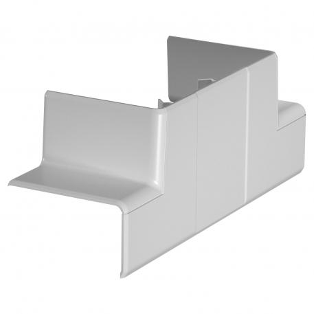 T piece adapter, for device installation trunking Rapid 45-2 type 53100 160 | Light grey; RAL 7035