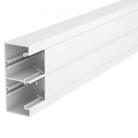 Device installation trunking Rapid 45-2, trunking width 130, trunking height 53 2000 | Pure white; RAL 9010