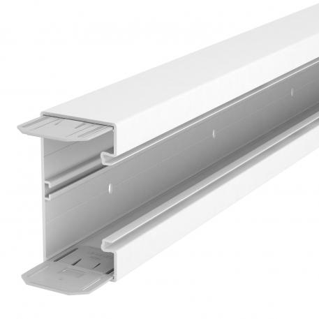 Device installation trunking Rapid 80, trunking width 130, trunking height 70, halogen-free 2000 | Pure white; RAL 9010