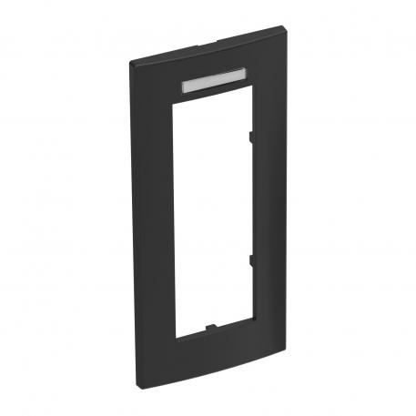 Cover frame AR45-BSF3, for accessory mounting box 71GD9-2, triple, with labelling panel for vertical device installation 