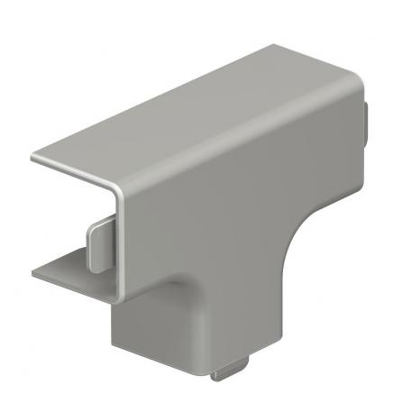T piece cover, for trunking type WDK 25040 83 | 63 | 40 | Stone grey; RAL 7030