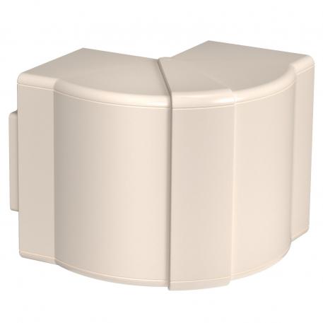 External corner hood, for Rapid 80 device installation trunking, type 70110 Cream; RAL 9001