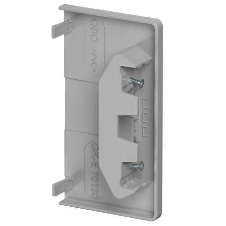 End piece, for device installation trunking Rapid 80 type 70130  |  |  |  | Stone grey; RAL 7030