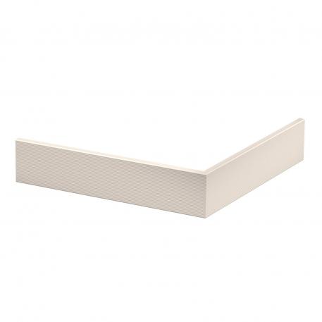 External corner cover, smooth 76.5 | Cream; RAL 9001