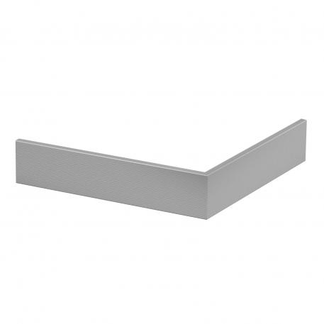 Tapa para ángulo exterior plástica, lisa 76,5 | gris piedra; RAL 7030