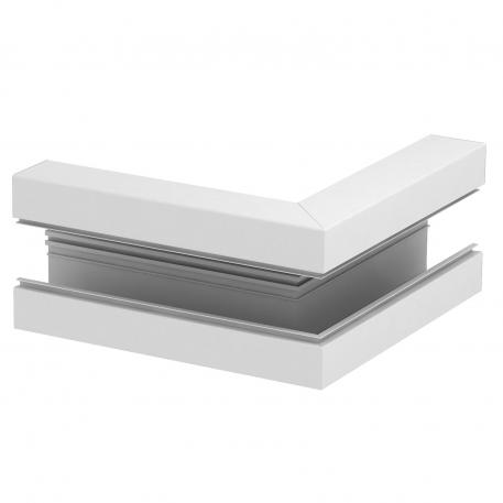 External corner, symmetrical, for device installation trunking Rapid 80 type GA-S90130 Pure white; RAL 9010