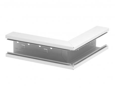 External corner, symmetrical, for device installation trunking Rapid 80 type GS-S70110 Pure white; RAL 9010