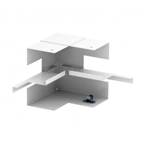 Internal corner, symmetrical, for device installation trunking Rapid 80 type GS-S70130 Pure white; RAL 9010