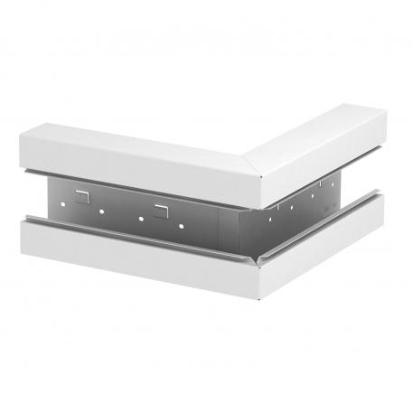 External corner, symmetrical, for device installation trunking Rapid 80 type GS-S70170 Pure white; RAL 9010