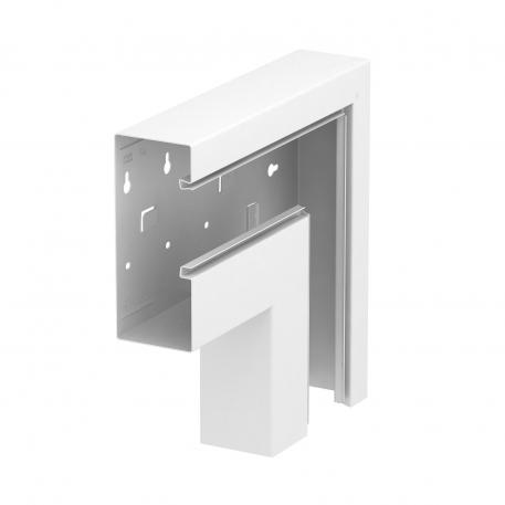 Flat angle, asymmetrical, falling, for device installation trunking Rapid 80 type GS-A70170 170 | 70 | Pure white; RAL 9010