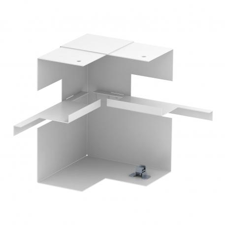 Internal corner, asymmetrical, for device installation trunking Rapid 80 type GS-A70170 Pure white; RAL 9010