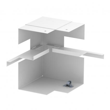 Internal corner, asymmetrical, for device installation trunking Rapid 80 type GS-A90170 Pure white; RAL 9010