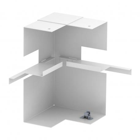 Internal corner, asymmetrical, for device installation trunking Rapid 80 type GS-A70210 Pure white; RAL 9010