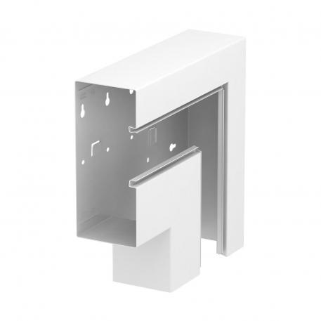 Flat angle, asymmetrical, falling, for device installation trunking Rapid 80 type GS-A90210 210 | 90 | Pure white; RAL 9010