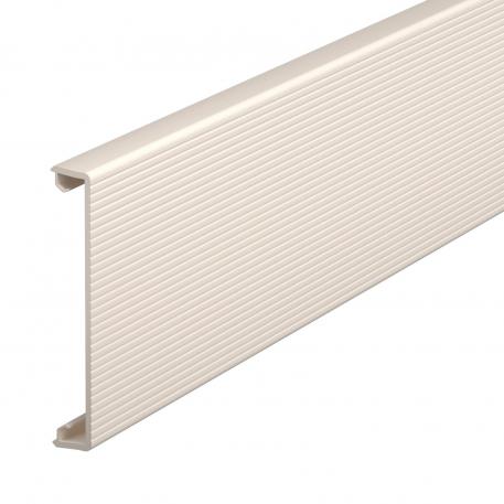 Plastic trunking cover, fluted 2000 | Cream; RAL 9001