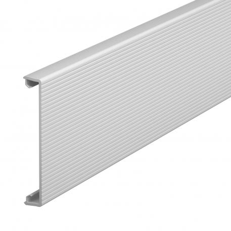 Plastic trunking cover, fluted 2000 | Light grey; RAL 7035