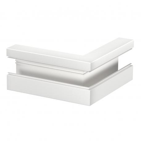 External corner, asymmetrical, for device installation trunking Rapid 80 type GA-A70170 Pure white; RAL 9010