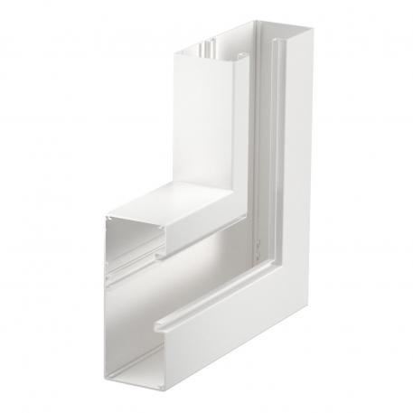 Flat angle, asymmetrical, rising, for device installation trunking Rapid 80 type GA-A70170 170 | 70 | Pure white; RAL 9010