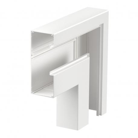 Flat angle, asymmetrical, falling, for device installation trunking Rapid 80 type GA-A70170 170 | 70 | Pure white; RAL 9010